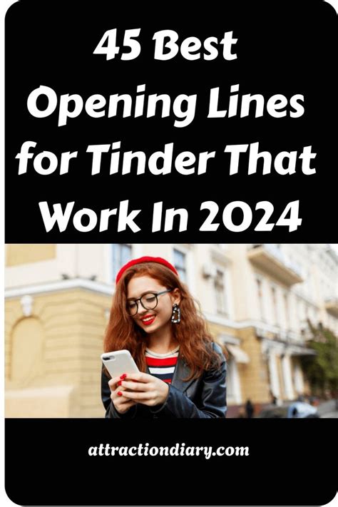 45 Best Opening Lines for Tinder That Work In 2024